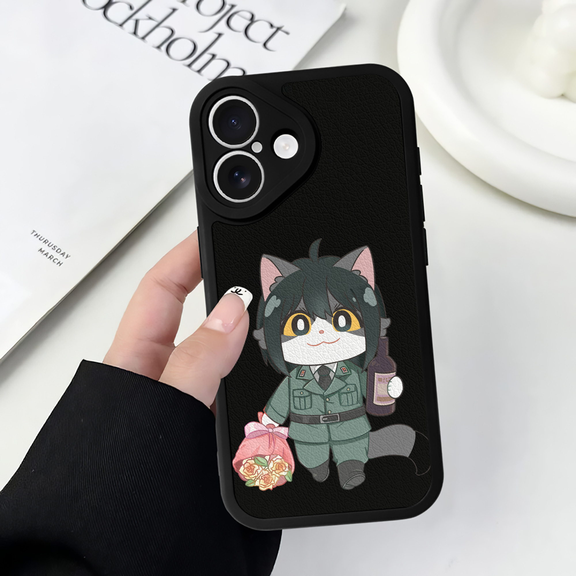 （画像用） SPY×FAMILY间谍家家酒 【iPhone 16シリーズ対応】シリコンスマホケース（レザー調） 材質：シリコン